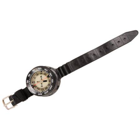 Tec dive compass with rubber bracelet