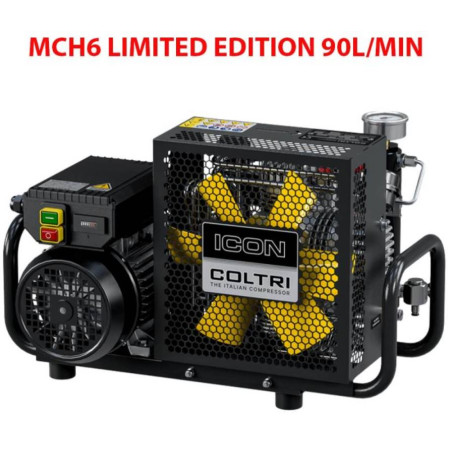 Compresseur COLTRI MCH6/ICON LSE 90 EM 5.4 m3/h Electrique 230 V mono LIMITED EDITION