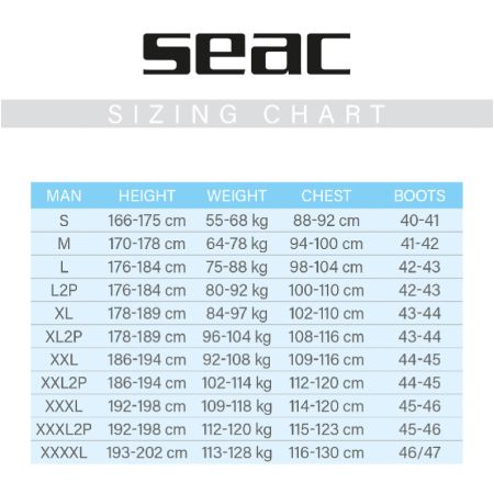 Seac WARM DRY 4 mm wetsuit