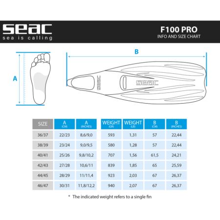 Palmes F-100 PRO Seac