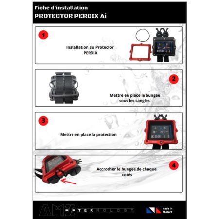 Protecteur d'écran pour Shearwater Perdix AI et Perdix 2 Ti en aluminium