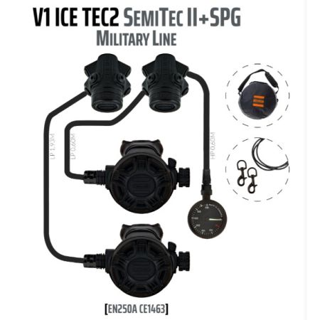 Pack détendeur V1 ICE TEC2 Semi-Tec II Tecline