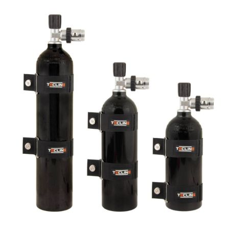 TECLINE aluminum argon tank set with 1.5L, 2L or 3L regulator