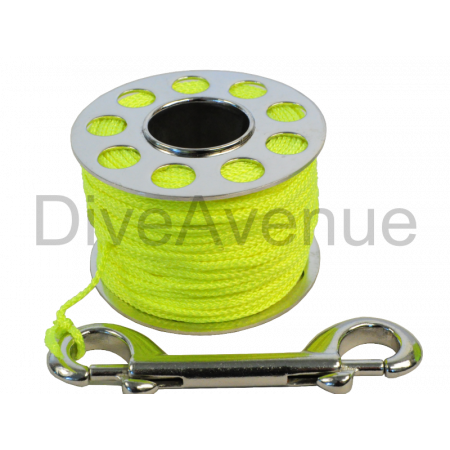  Gaeirt Diving Finger Spool, Handheld 30M Line Diving Reel with  Double Ended Snap Clip for Cave Diving(Black) : Sports & Outdoors