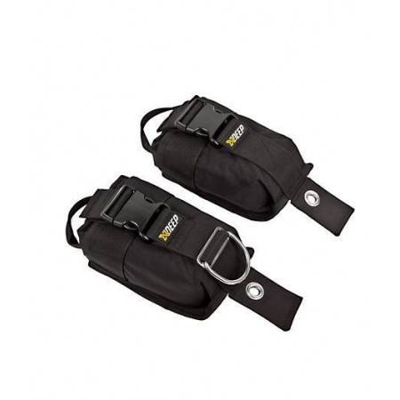 Pair of 2x3kg or 2x6kg weight pocket XDEEP