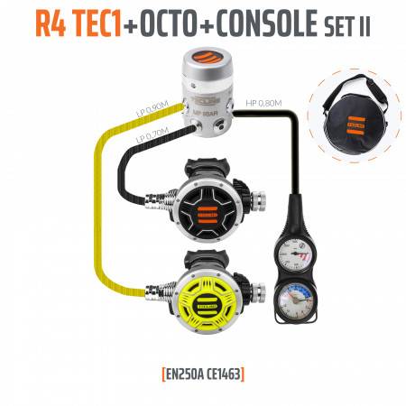 Détendeur R4 TEC1 EN250A OCTO + console 2 éléments TECLINE