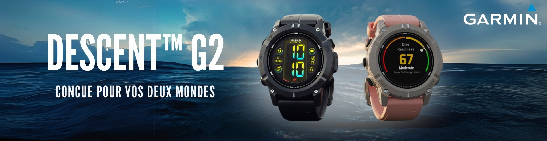 New Garmin G2 diving watches