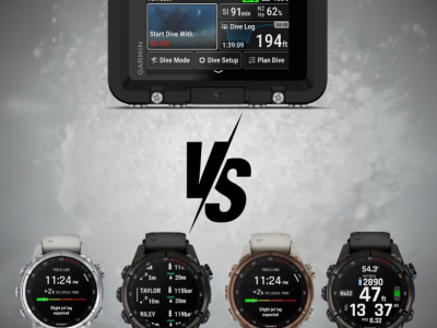 Comparaison nouveau Ordinateur de plongée Garmin vs garmin descent !